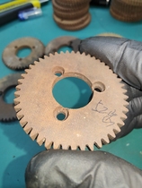 16 mm 16 mm Changjiang 5202 Type Old 54 Type of Projector With 52 Teeth Levoe Bevel Gear Outer Diameter 50 Inner Diameter 18 Thickness 5