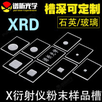 XRD Sample Groove Square Round High Light Transmission Customizable Brook Island Zimpanna Science Diffraction Sheet High Light Transmission Glass Sheet With Groove Xrd Sample Table Spec One