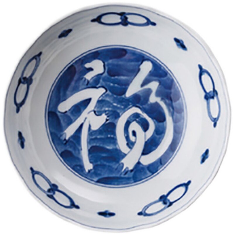 蓝凛堂日式钵碗餐具复古风日本进口原装陶瓷饭碗拉面碗家用大面碗