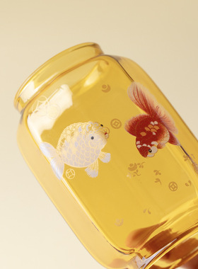 故宫红明清烛台玻璃中式陶瓷摆件香薰蜡烛烛台茶室氛围灯