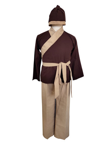 古装农民演出服杂役伙计家丁平民粗布茶馆工作服店小二百姓汉服代 - 图2
