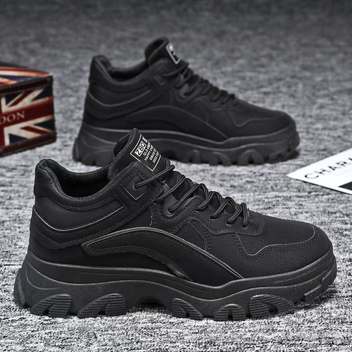 马丁靴男鞋2025年新款冬季工装靴子男款厚底防滑板鞋男士休闲鞋子 - 图0