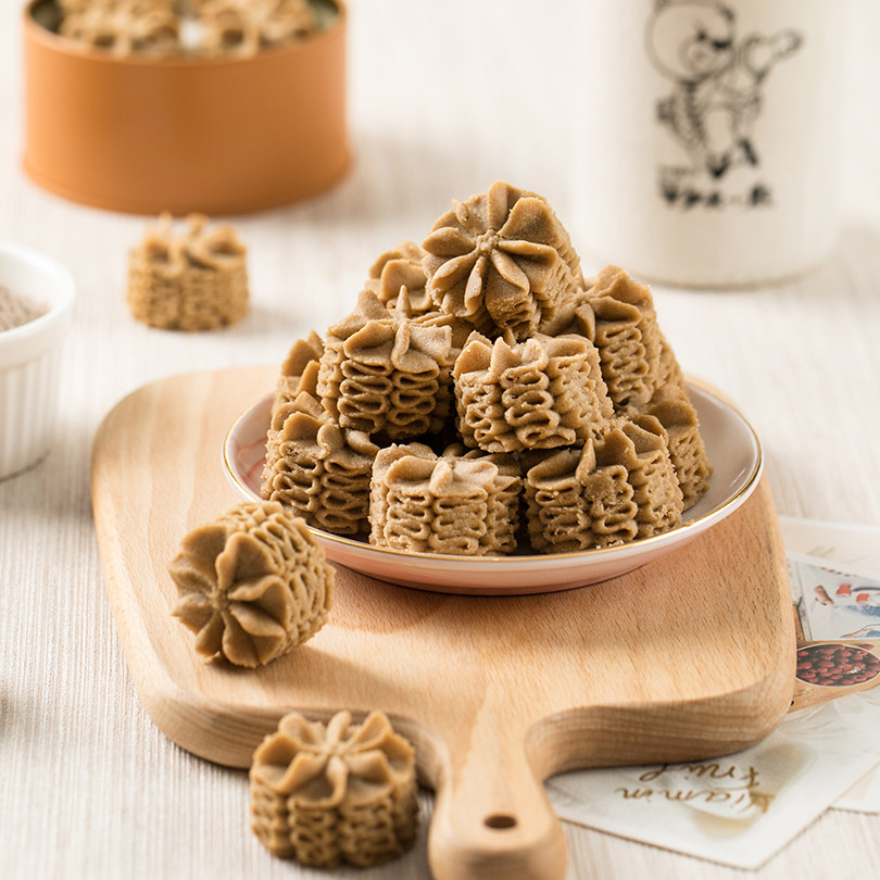 功夫小熊80g罐装牛油抹茶曲奇饼干 玉嘉华功夫小熊曲奇饼干