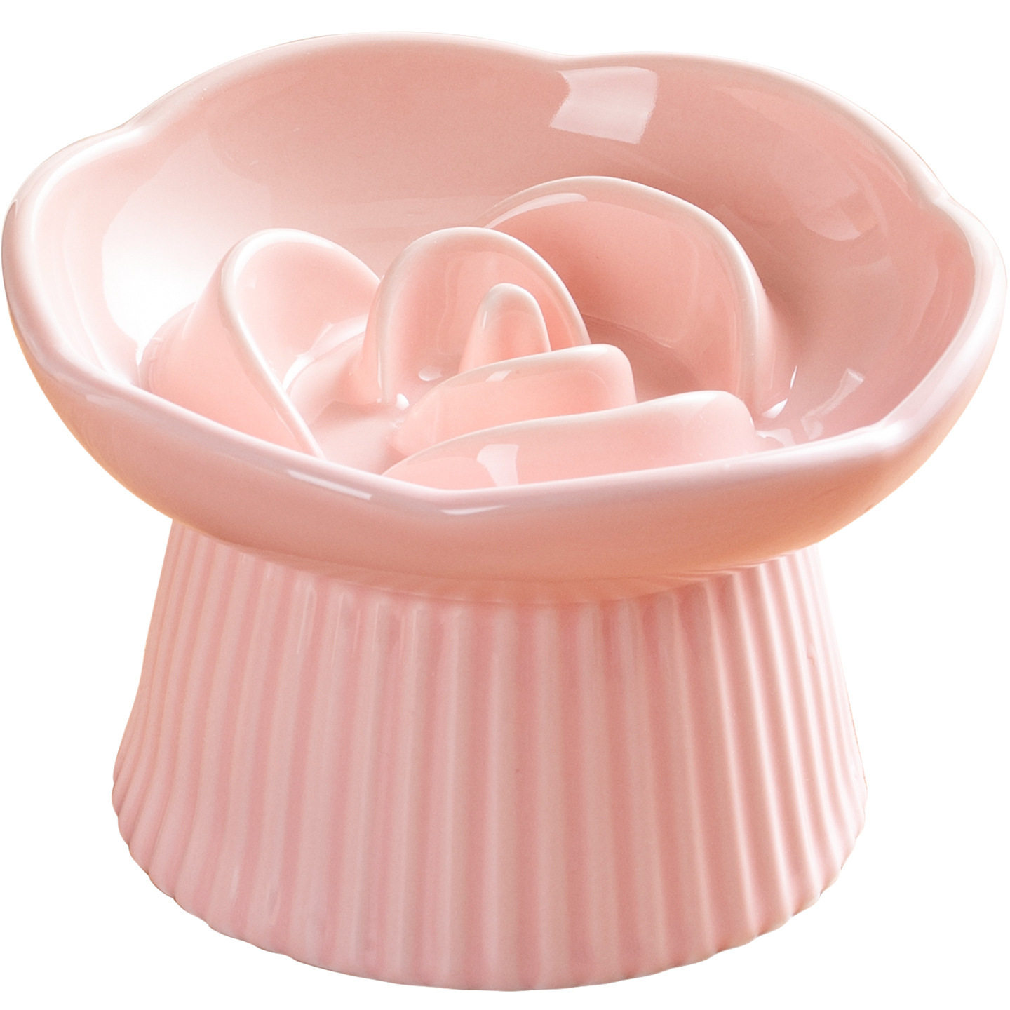 宠物用品陶瓷猫狗碗猫咪食盆慢食碗缓食碗高脚猫碗防呕吐日韩猫碗,淘宝优惠券,粉丝福利购,淘宝优惠卷