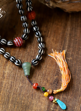 MYPAPA西亚回流南瓜天珠手链
