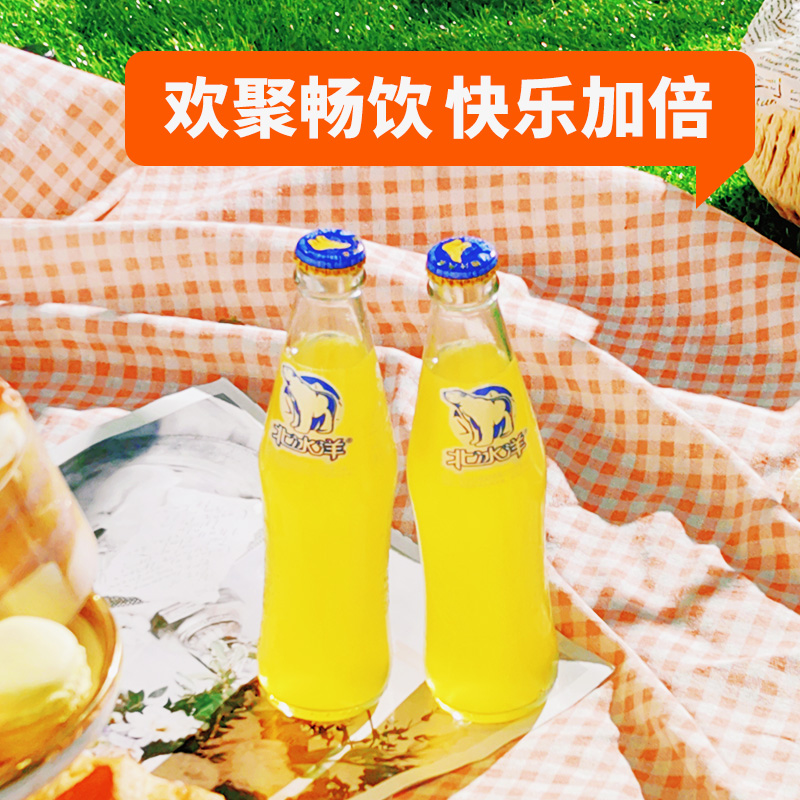 【芭芭农场专享】北冰洋桔汁味橙汁汽水248ml*12瓶果汁碳酸饮料 - 图2