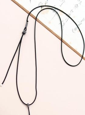 100%桑蚕丝吊坠绳子配黄金项链