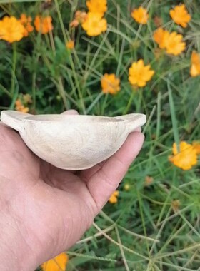 耳杯木胎大漆汉代漆器茶杯马王堆漆艺材料漆画板微瑕萌绘学生diy