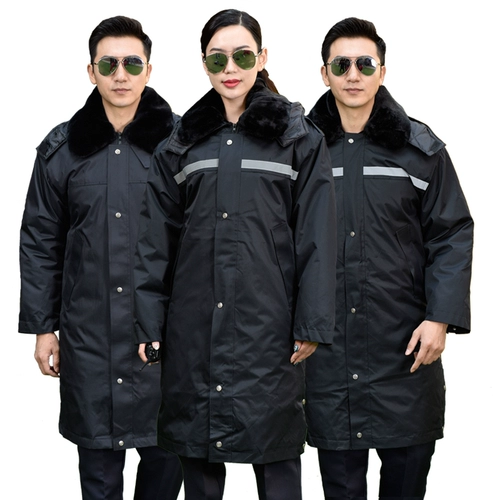 Флисовый пуховик, зимняя куртка для работы, увеличенная толщина