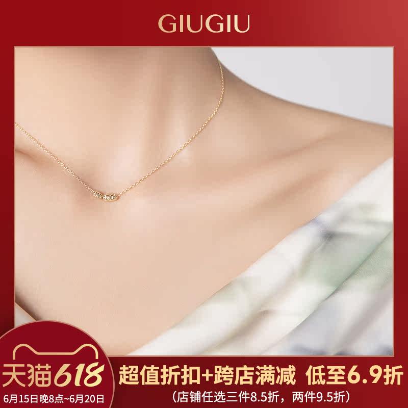 设计感极简2022年新款女纯银项链 giugiu项链