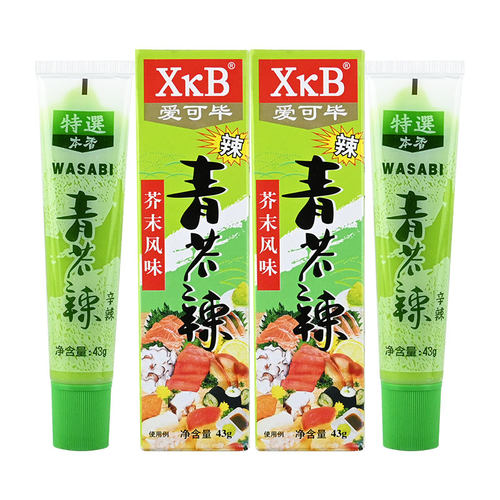 芥末酱日式青芥辣酱43g*3 辣根青芥末膏日本鱼生寿司料理刺身酱油 - 图3