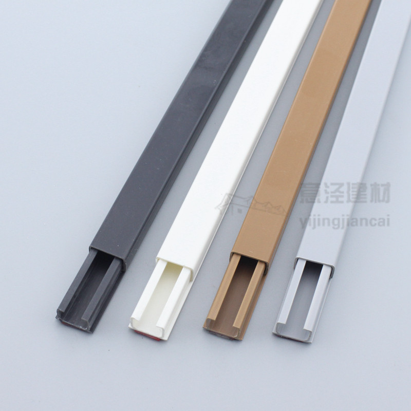 15*10加厚明装PVC黑色墙面走线槽电线防踩保护管明线网线装饰槽,淘宝优惠券,粉丝福利购,淘宝优惠卷