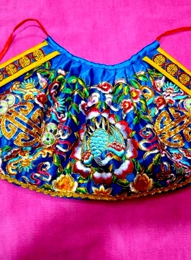 土地公高档寿衣披风神像龙袍