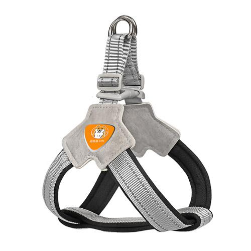 狗狗牵引绳背心式宠物胸背带遛狗绳中小型柴犬柯基比熊泰迪狗链子-图3