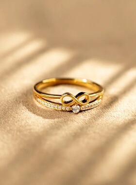 S925纯银三生三世食指环女士