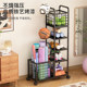 Fitness equipment yoga mat storage basket basketball dumbbell rack
