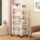 Multi-layer floor-standing multi-functional kitchen storage rack