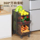 Kitchen multifunctional shelf for fruit and vegetable multi-layer storage