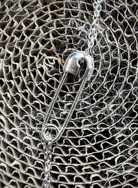 s925银饰镶钻别针手链