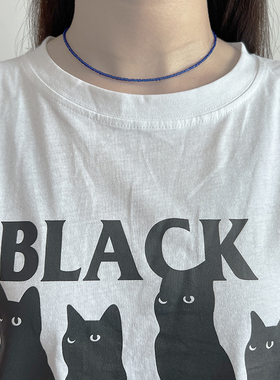 李皓京尹率彩珠s925银笑脸项链女