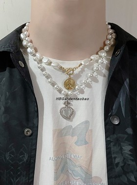 王一博街舞珍珠项链张艺兴同款