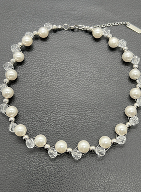 周深赞多同款珍珠缠绕男女项链