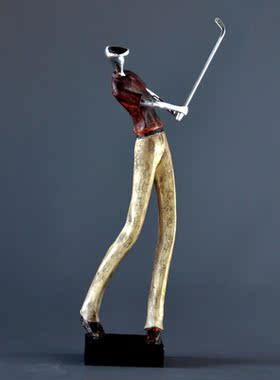 律师办公室摆件美式风人物工艺品