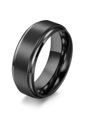 钨钢戒指千风饰品男合金商务