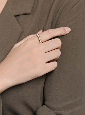 戒指时尚高级感轻奢气质尾戒五号