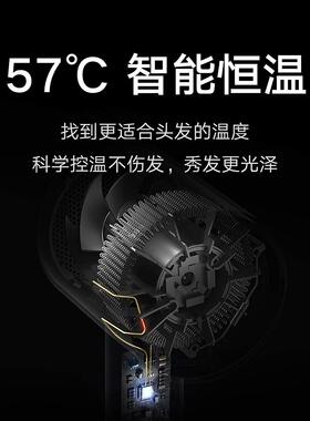 小米米家负离子速干吹风机H300家用大风速电吹风白色轻巧宿舍