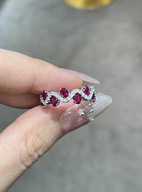 欧美时尚轻奢S925银镶0.2ct