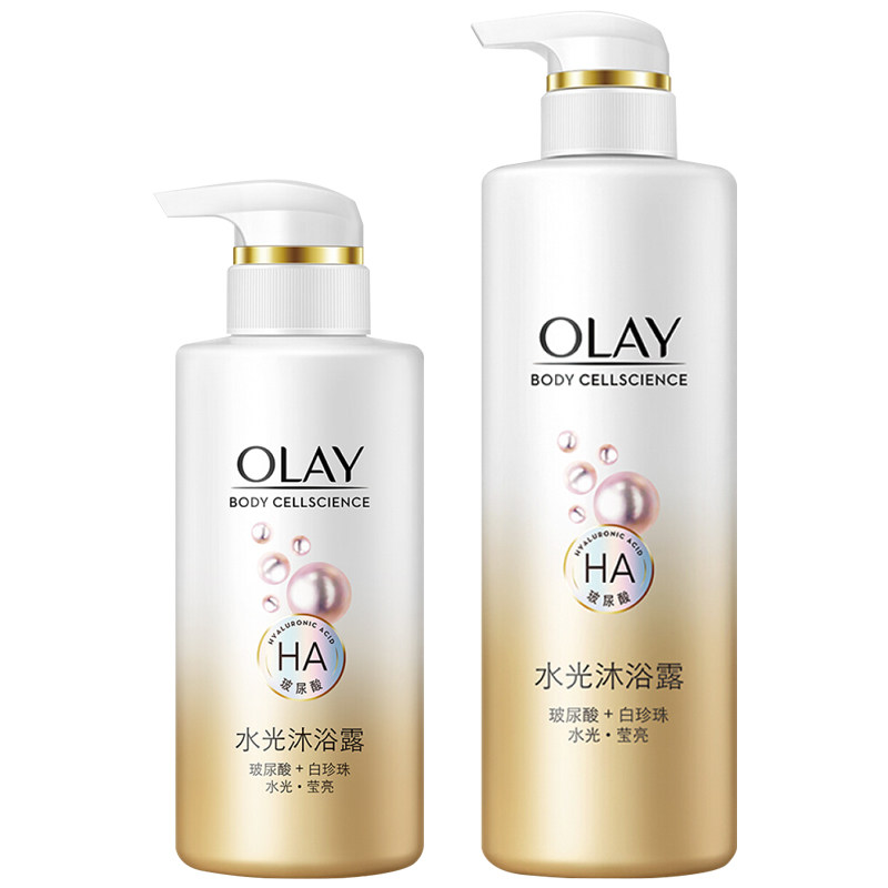 玉兰油水光莹亮液乳玻尿酸沐浴露 光合作用居家日用沐浴露