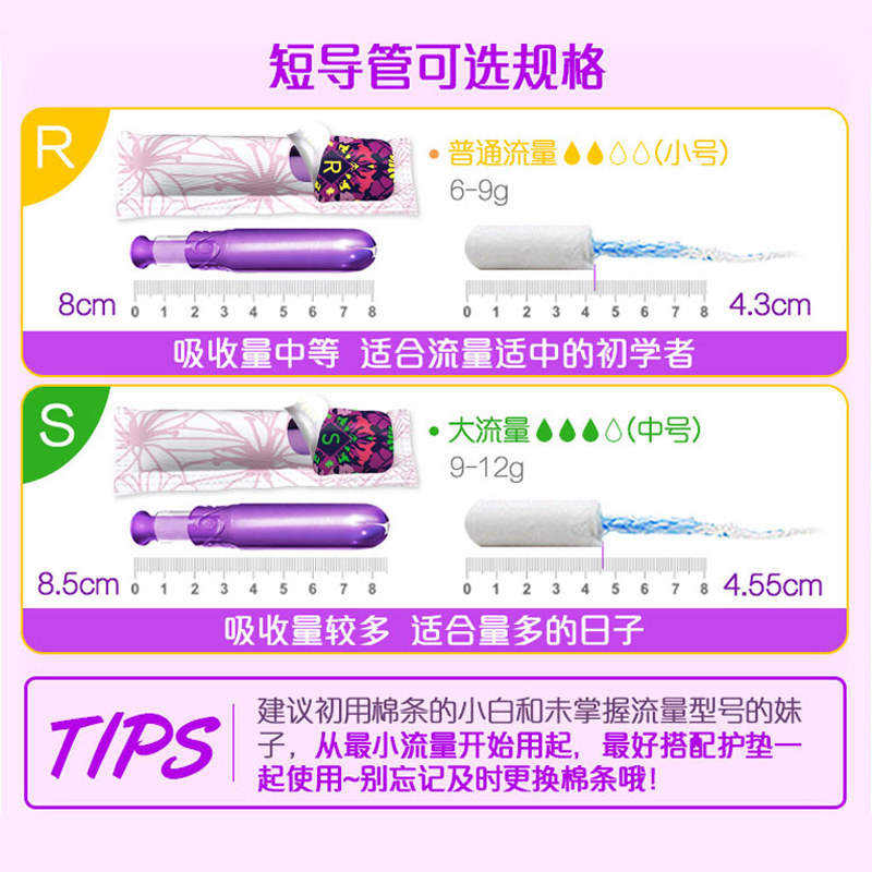  光合作用居家日用卫生棉条