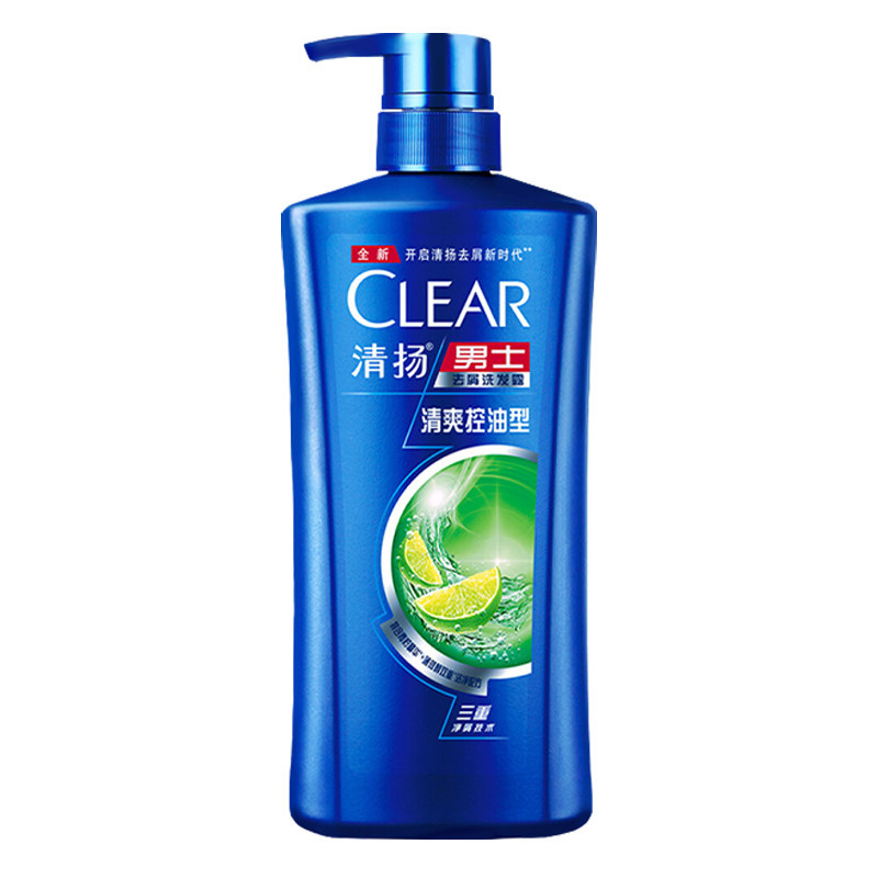 清扬露液控油去屑止痒男士洗头膏 光合作用居家日用洗发水