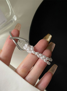 巴洛克珍珠拼接手链女ins小众设计网红2026新款潮冷淡风手串M20