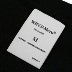 2 chiếc 59,9 nhân dân tệ] WHYDMero áo liền thân ngắn tay cotton rộng màu đen và trắng Áo thun nam nữ - Áo phông ngắn áo thun nam tay ngắn có nón Áo phông ngắn