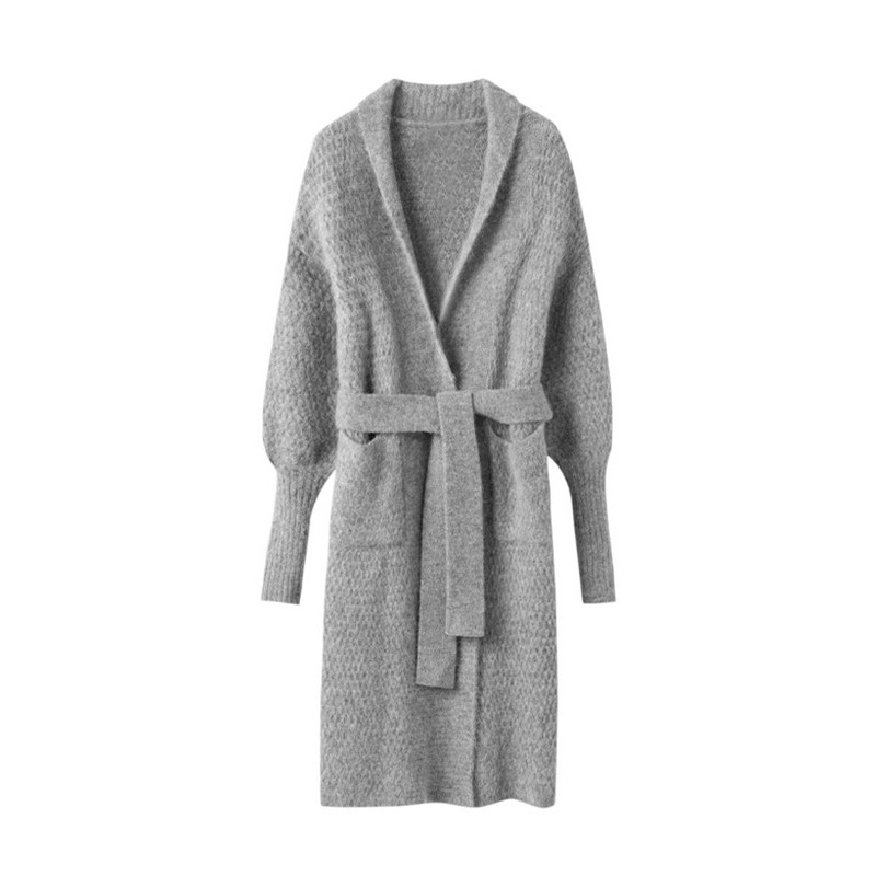 按捺不住ta的美！中长款系带纯山羊绒针织开衫新款羊绒毛衣外套女,淘宝优惠券,粉丝福利购,淘宝优惠卷