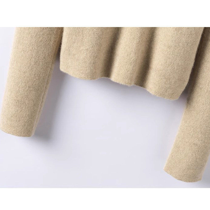 格外的喜爱~前镂空羊绒衫女纯羊绒毛衣圆领宽松薄款秋冬,淘宝优惠券,粉丝福利购,淘宝优惠卷