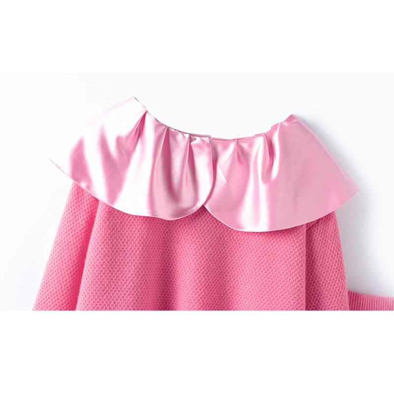 加厚大克重菠萝针绸缎领羊绒衫女一字肩纯羊绒毛衣直筒阔腿裤套装,淘宝优惠券,粉丝福利购,淘宝优惠卷