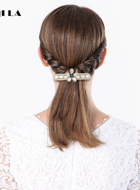 AIQILA高级感发夹法式优雅