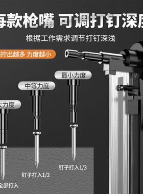 科麦斯吊顶神器瓦斯射钉枪打钉枪气钉枪木工工具钢钉装修安装混凝