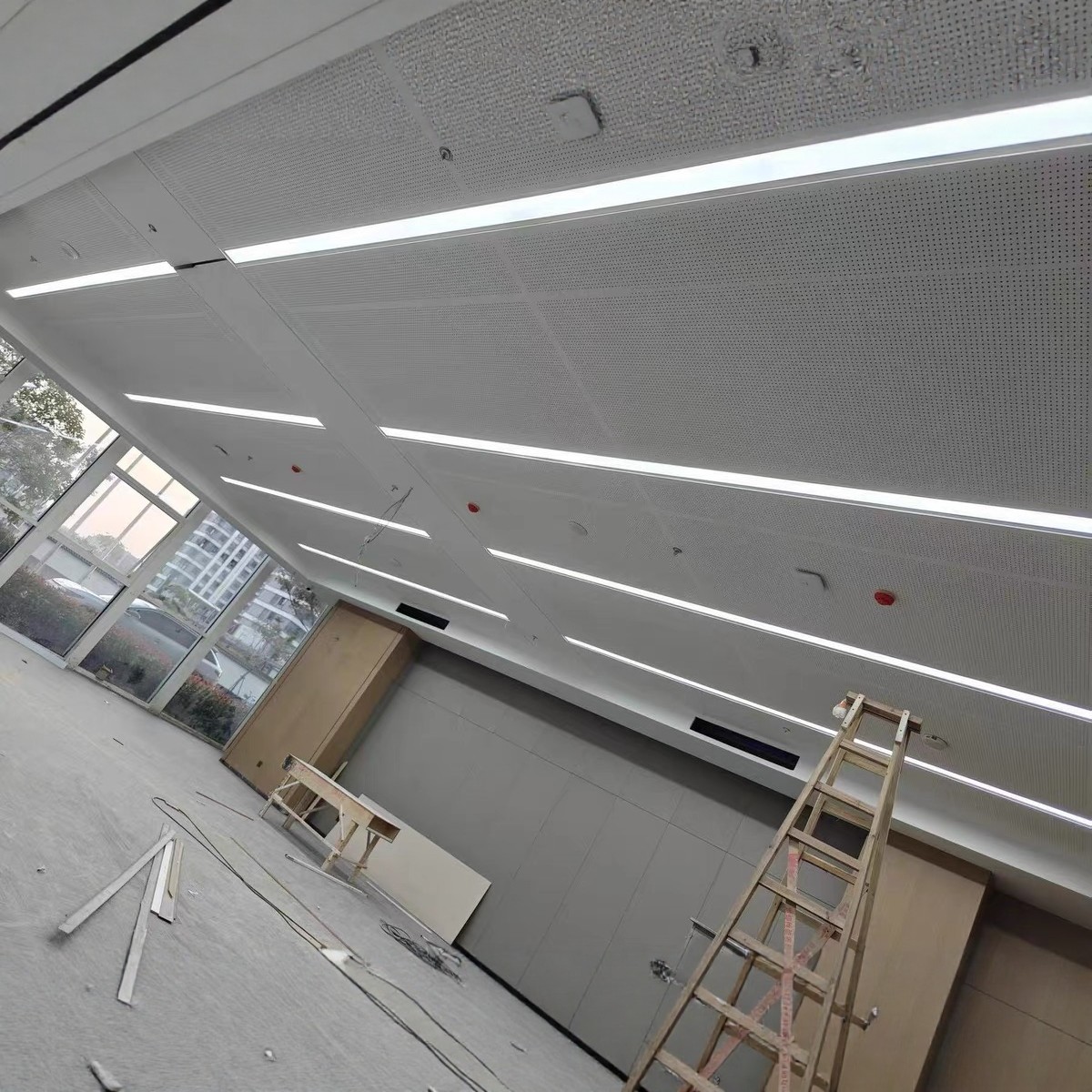 石膏板吊顶嵌入式LED长条灯条形灯会议室办公室天花板暗装平板灯,淘宝优惠券,粉丝福利购,淘宝优惠卷