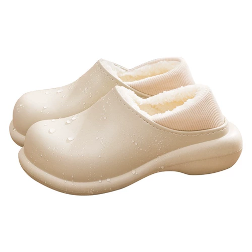 Демисезонные тапочки, нескользящая удерживающая тепло обувь на платформе для влюбленных