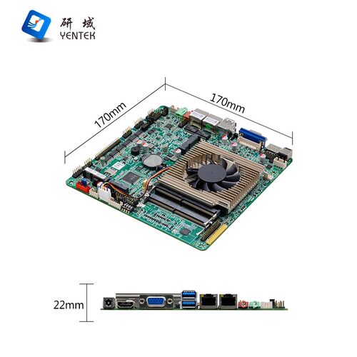 研域CB81工控主板8代i5i7-8565U迷你ITX双网6串工业电脑一体机 - 图2