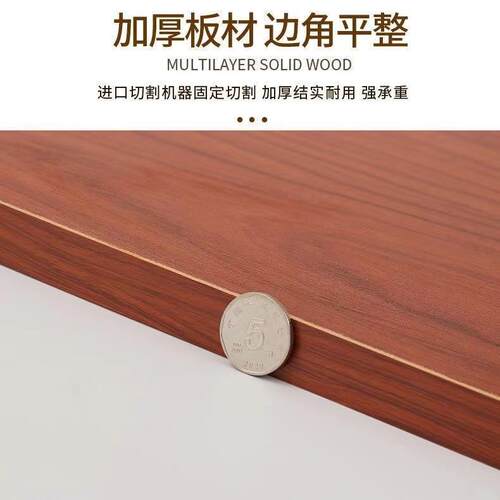 免漆板衣柜收纳分层隔板改装实木板生态板衣橱隔断书架层板橱柜 - 图0