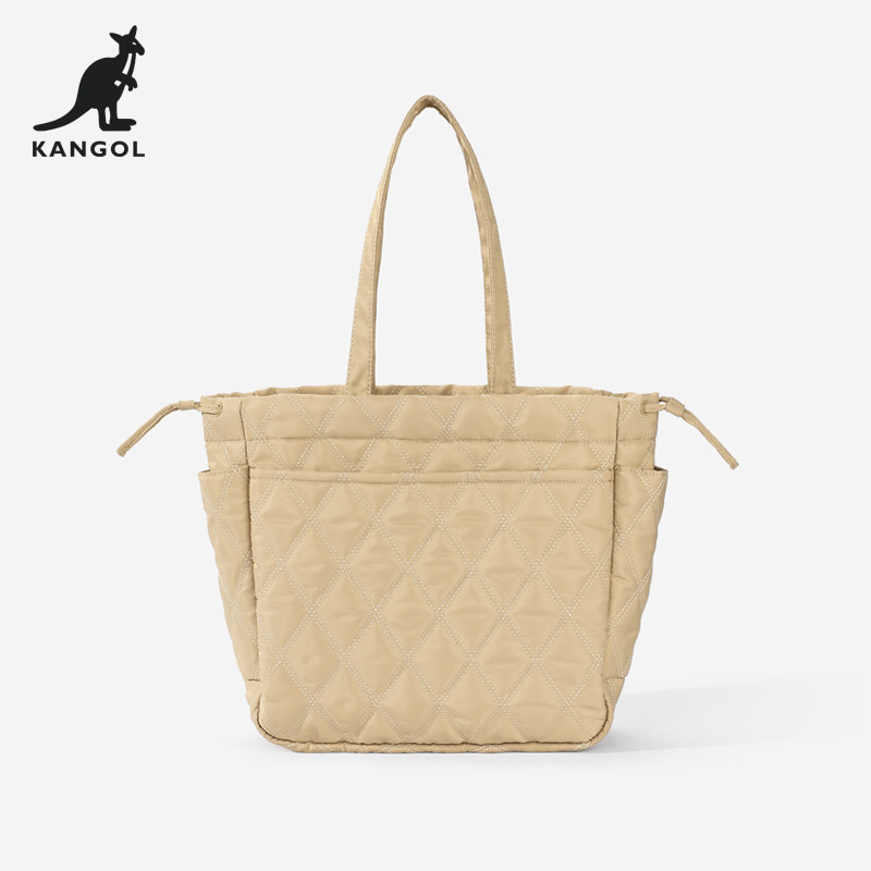 kangol大容量托特包秋冬新款暖暖包 KANGOL女士包袋