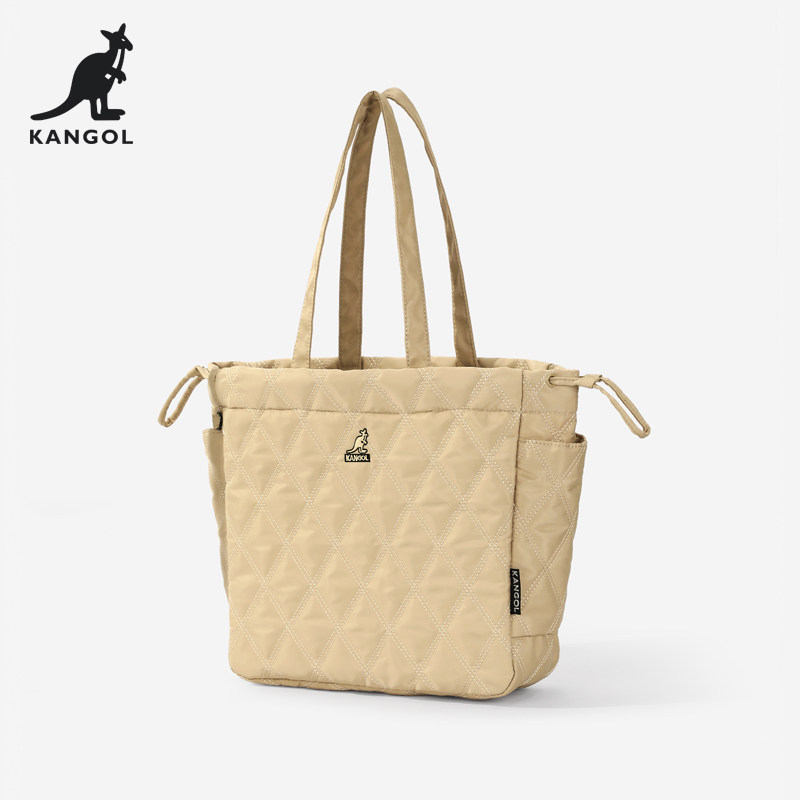 kangol大容量托特包秋冬新款暖暖包 KANGOL女士包袋