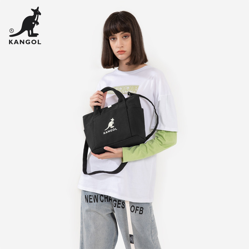 kangol官方休闲男女手提斜挎帆布包 KANGOL女士包袋