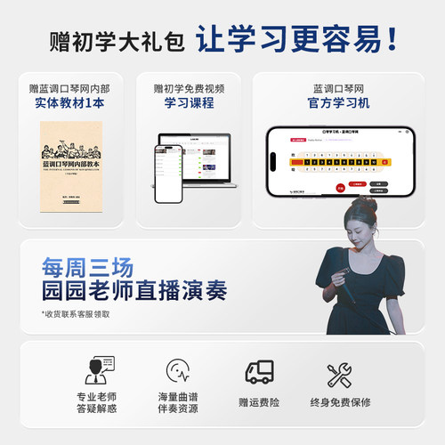 BoogieMan布鲁斯十孔口琴C调初学入门蓝调口琴网10孔专业演奏 - 图0