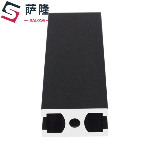 萨隆工业铝型材1530黑色国标门扇铝材门框材料流水线框架设备架厚 - 图0